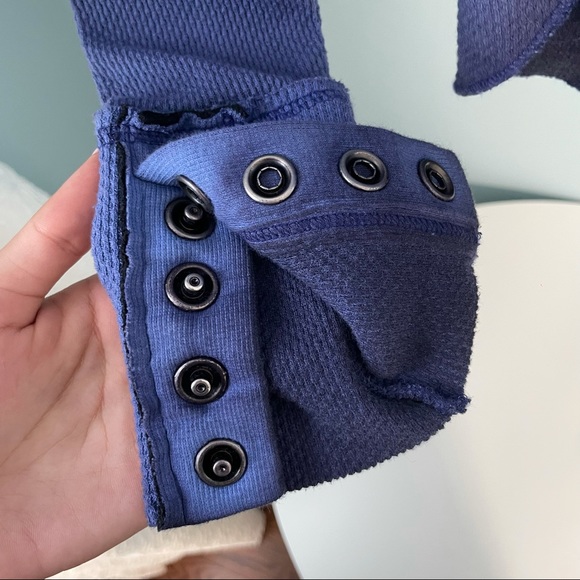 SOLD NWOT Free People Dark Side Thermal Top - Picture 7 of 8